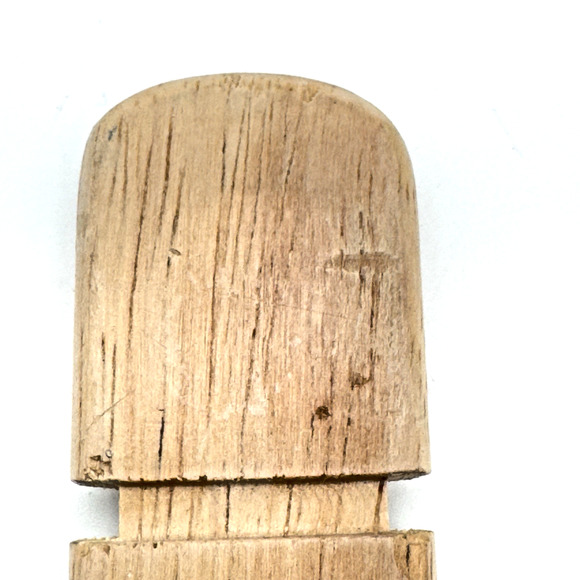 Vintage Winsome Wood Salad Spoon Fork Server 14" Long - Picture 4 of 8